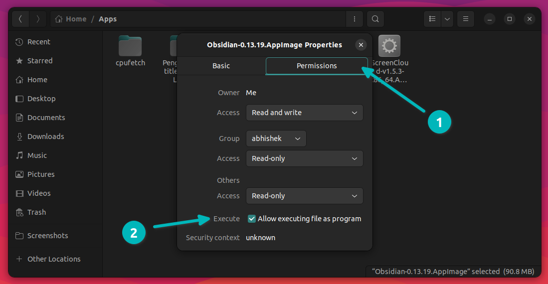 MAKE EXECUTABLE